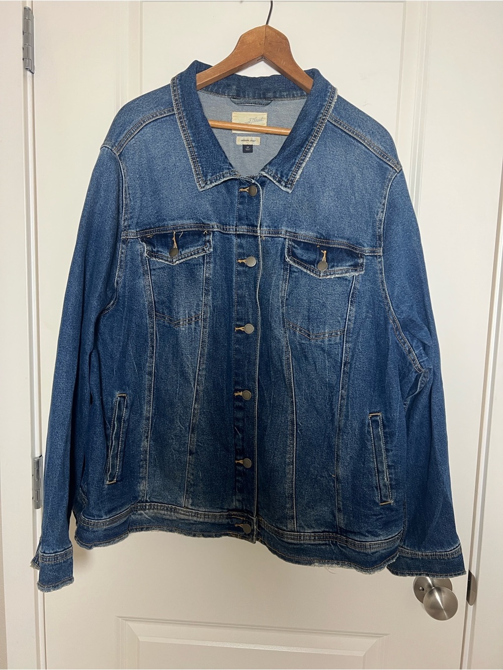 Universal Thread Classic Blue Denim Jacket 4X